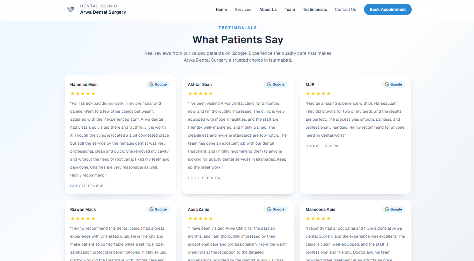 Clinic appointment booking